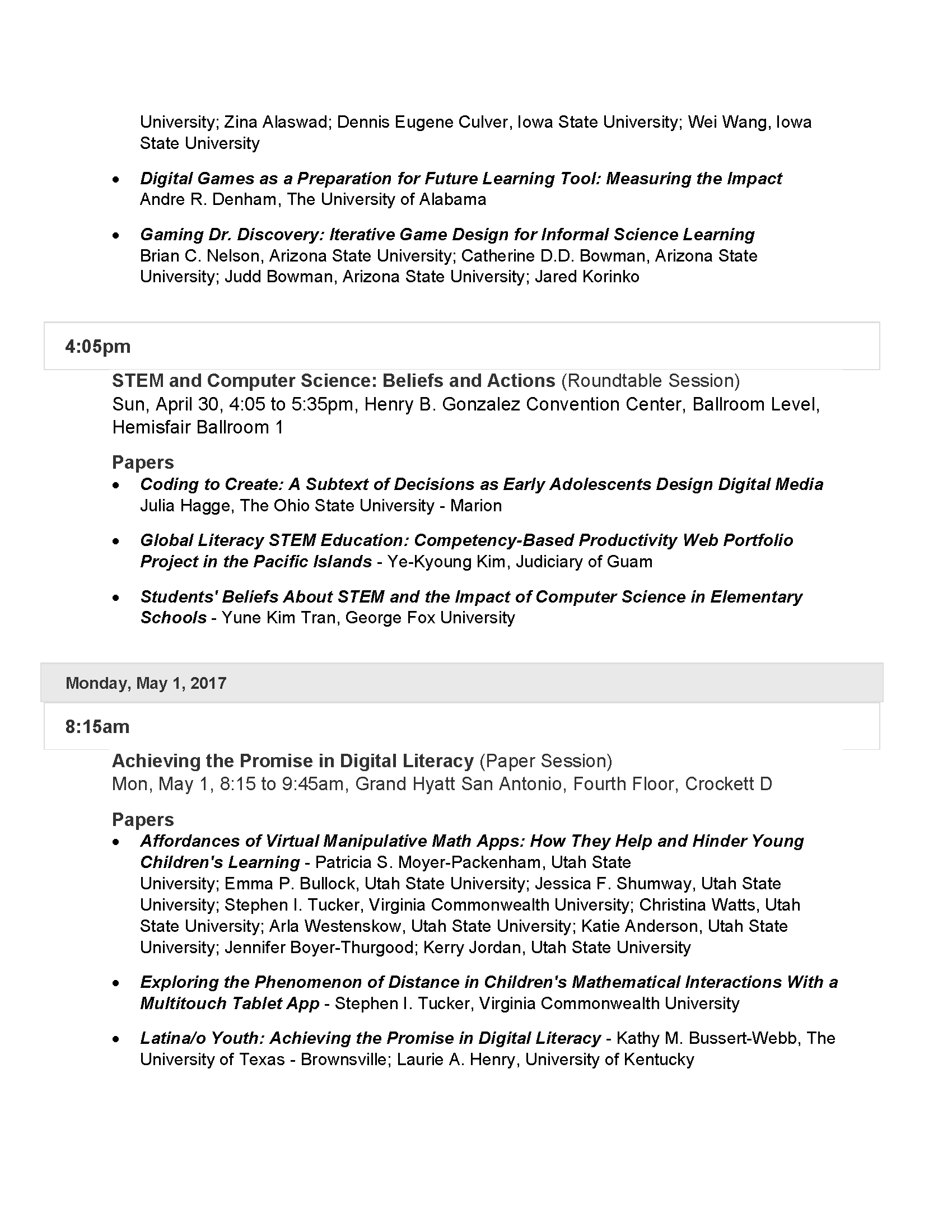 Technology Instruction Cognition Learning Sig 119 Aera 2018 Ticl Sig Program Page 5636268433811760734