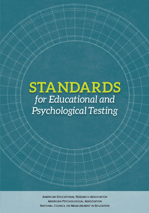 Cover of "Standards for Educational and Psychological Testing" by American Educational Research Association; American Psychological Assocation; National Council on Measurement in Education