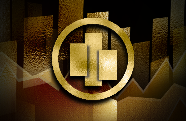 Exhibits, Sponsorship, Advertising, and Affiliates abstract black and gold icon