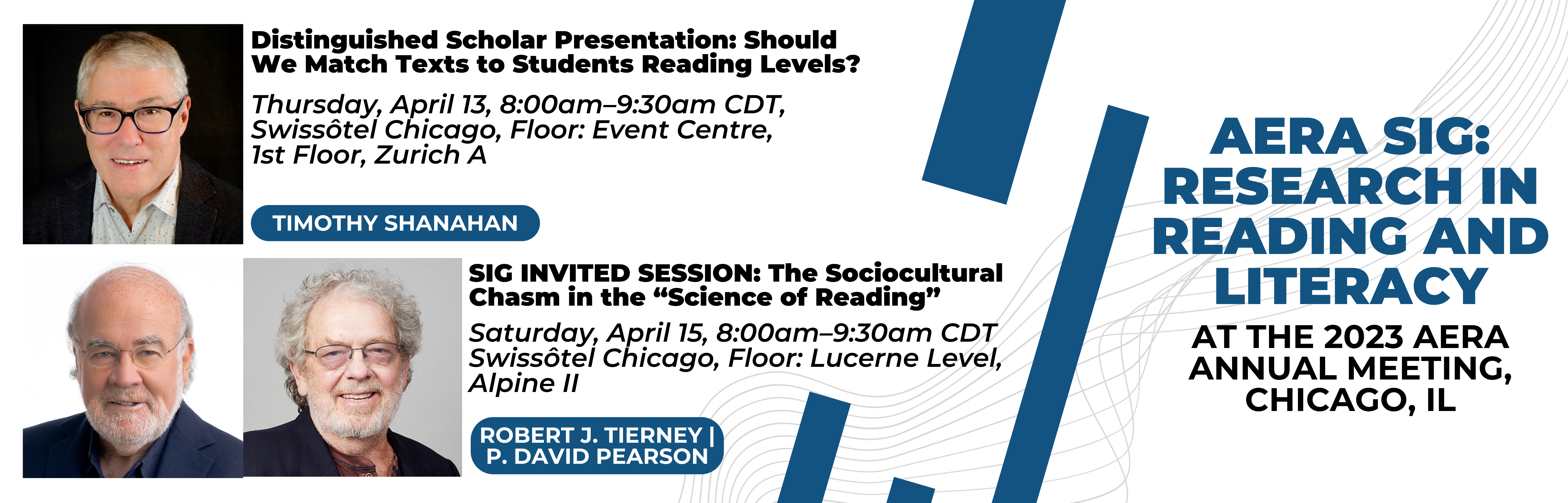 AERA SIG: RESEARCH IN READING AND LITERACY AT THE 2023 AERA ANNUAL MEETING, CHICAGO, IL