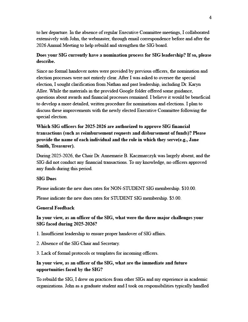Annual report page 4