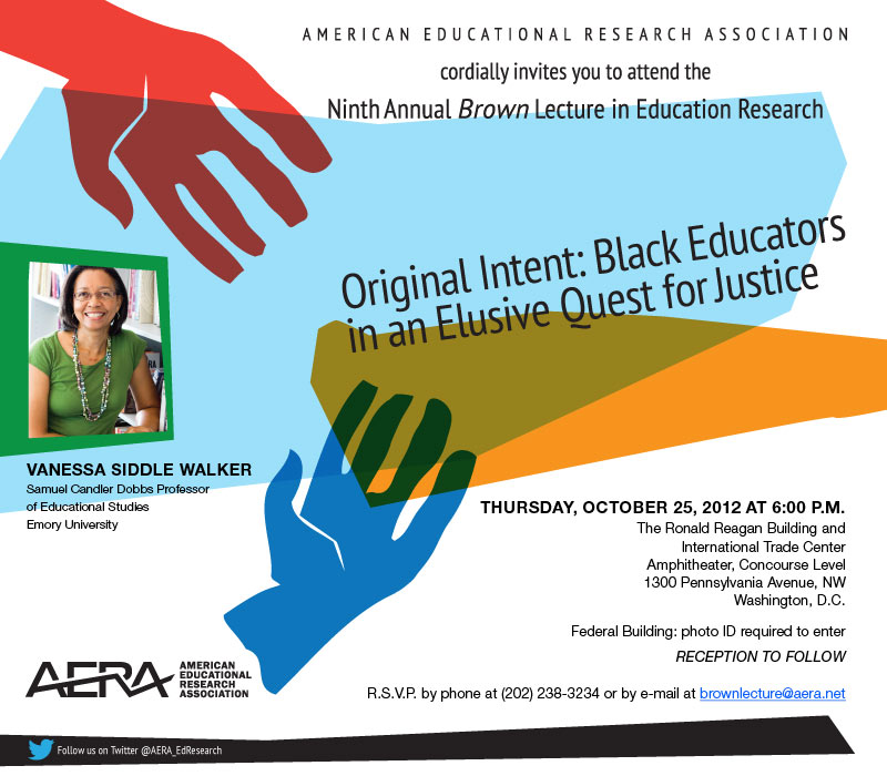 2012 AERA Brown Lecture