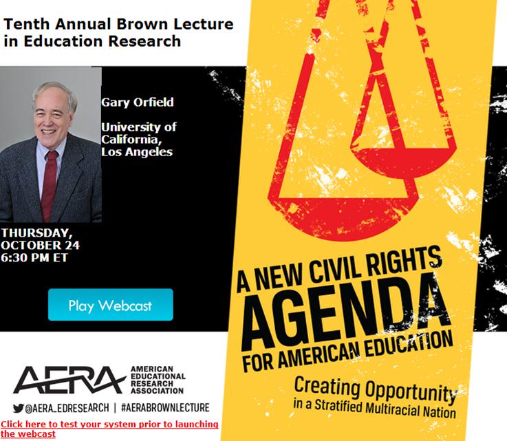 2013 AERA Brown Lecture